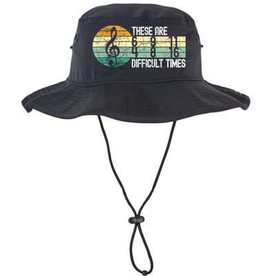 These Are Difficult Times Music Sheet Funny Band Gift Orchestra Musical Gift Bucket Hat