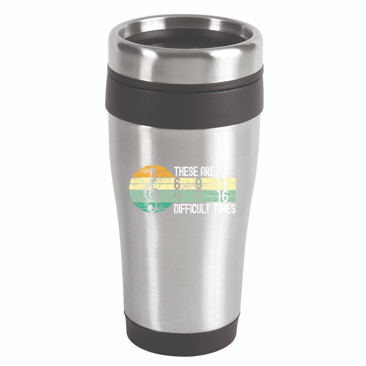 These Are Difficult Times Music Sheet Funny Band Gift Orchestra Musical Gift 16oz Travel Tumbler