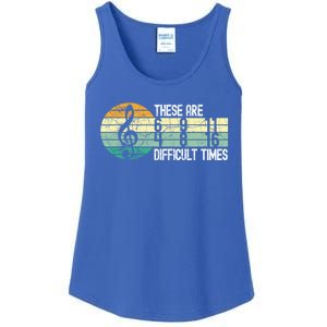 These Are Difficult Times Music Sheet Funny Band Gift Orchestra Musical Gift Ladies Essential Tank