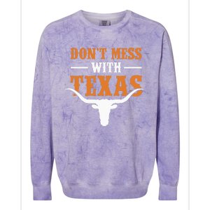 Texas Austin Dallas Tx Alamo Souvenir Texan Lone Star State Colorblast Crewneck Sweatshirt