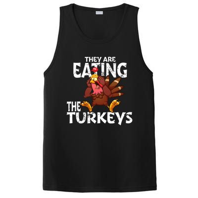 They Are Eating The Turkeys Thanksgiving Humor PosiCharge Competitor Tank