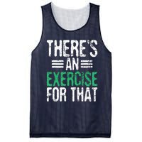 Theres An Exercise For That Physical Therapist Therapy PT Mesh Reversible Basketball Jersey Tank