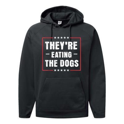 They Are Eating The Dogs Performance Fleece Hoodie