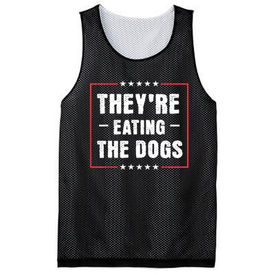 They Are Eating The Dogs Mesh Reversible Basketball Jersey Tank