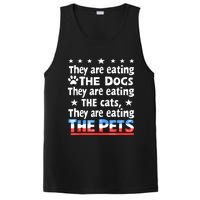 They Are Eating The Dogs The Cats The Pets Funny Trump PosiCharge Competitor Tank