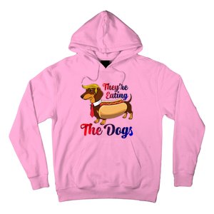 They Are Eating The Dogs Meme Dachshund Donald Trump Debate Hoodie