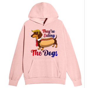 They Are Eating The Dogs Meme Dachshund Donald Trump Debate Urban Pullover Hoodie