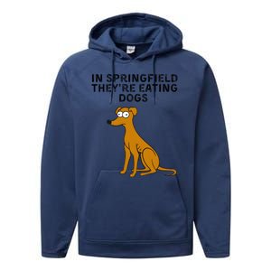 They Are Eating Dogs Trump Kamala Harris Debate Performance Fleece Hoodie