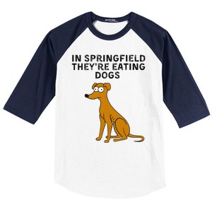 They Are Eating Dogs Trump Kamala Harris Debate Baseball Sleeve Shirt