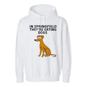 They Are Eating Dogs Trump Kamala Harris Debate Garment-Dyed Fleece Hoodie