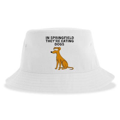 They Are Eating Dogs Trump Kamala Harris Debate Sustainable Bucket Hat