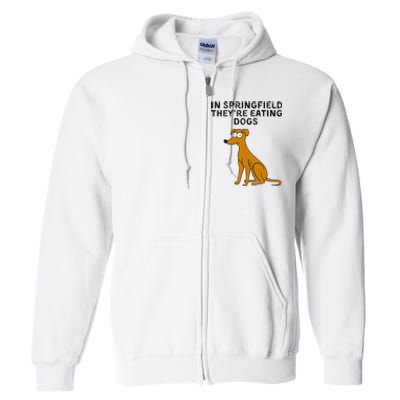 They Are Eating Dogs Trump Kamala Harris Debate Full Zip Hoodie