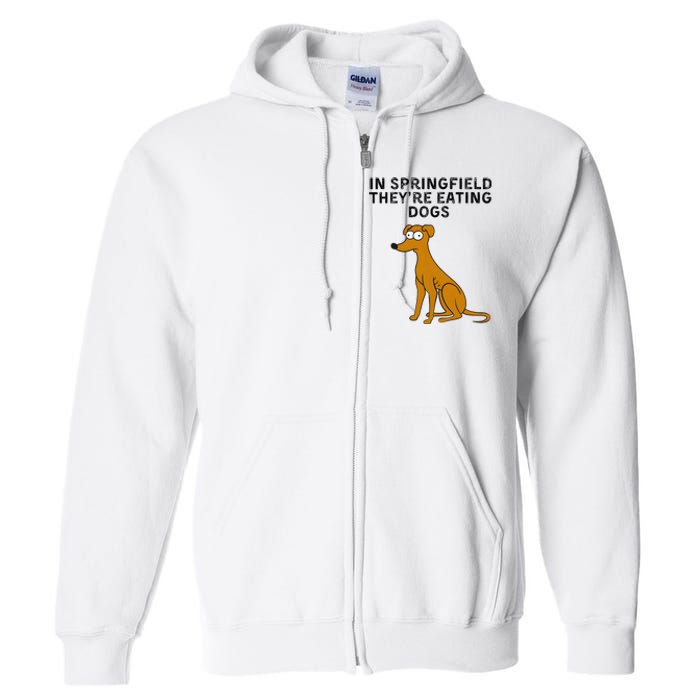 They Are Eating Dogs Trump Kamala Harris Debate Full Zip Hoodie