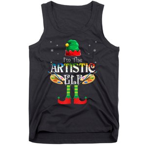 The Artistic Elf Group Matching Family Christmas Gifts Art Tank Top