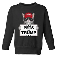 They Are Eating The Cats Trump 2024 Save Our Pets Toddler Sweatshirt