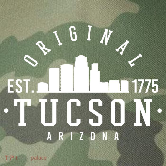 Tucson Arizona Est 1775 Skyline Legacy Tie Dye Trucker Hat