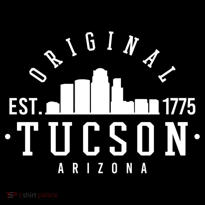 Tucson Arizona Est 1775 Skyline Button