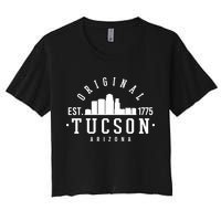 Tucson Arizona Est 1775 Skyline Women's Crop Top Tee
