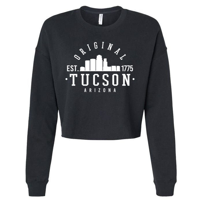 Tucson Arizona Est 1775 Skyline Cropped Pullover Crew