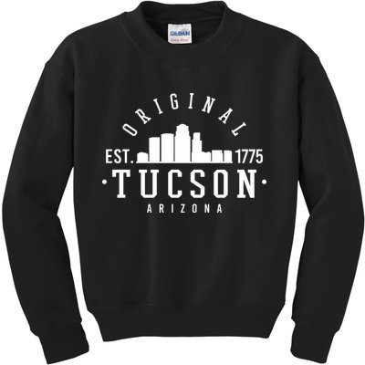Tucson Arizona Est 1775 Skyline Kids Sweatshirt
