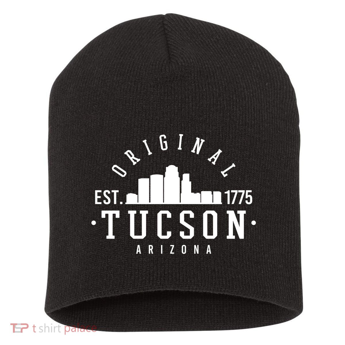 Tucson Arizona Est 1775 Skyline Short Acrylic Beanie