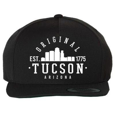 Tucson Arizona Est 1775 Skyline Wool Snapback Cap