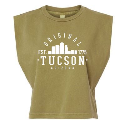 Tucson Arizona Est 1775 Skyline Garment-Dyed Women's Muscle Tee