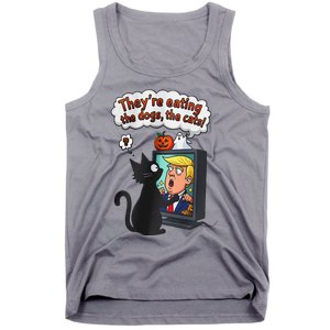 They Are Eating The Dogs The Cats Quote Tank Top