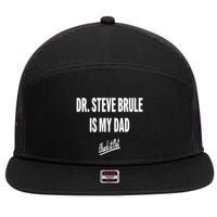 Tim And Eric Dr Steve Brule Is My Dad Check It Out 7 Panel Mesh Trucker Snapback Hat