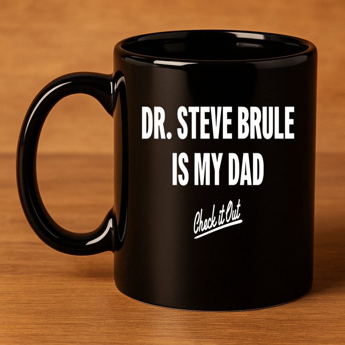 Tim And Eric Dr Steve Brule Is My Dad Check It Out 11oz C Handle Ceramic Mug