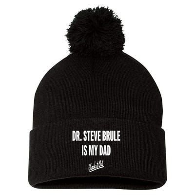 Tim And Eric Dr Steve Brule Is My Dad Check It Out Pom Pom 12in Knit Beanie