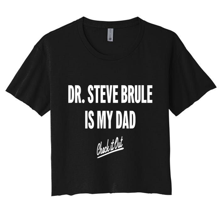 Tim And Eric Dr Steve Brule Is My Dad Check It Out Crop Top