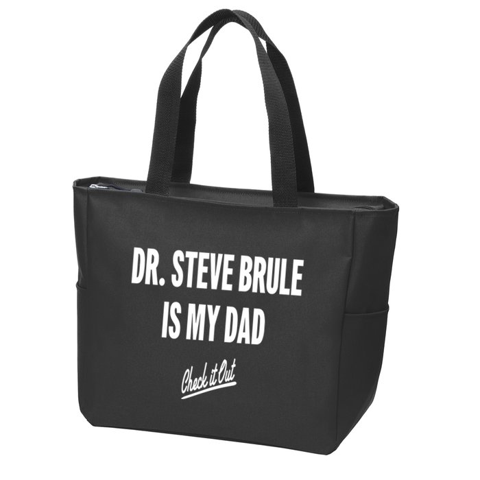 Tim And Eric Dr Steve Brule Is My Dad Check It Out Zip Tote Bag