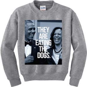 They Are Eating The Dogs Donald Trump Kamala Harris Kids Sweatshirt