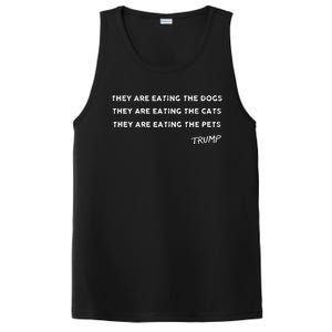 They Are Eating The Dogs The Cats The Pets Funny Trump PosiCharge Competitor Tank