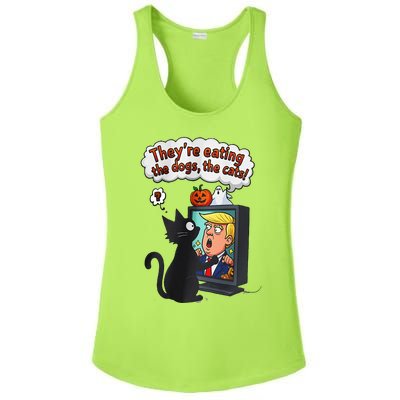 They Are Eating The Dogs The Cats Quote Ladies PosiCharge Competitor Racerback Tank