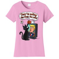 They Are Eating The Dogs The Cats Quote Women's T-Shirt