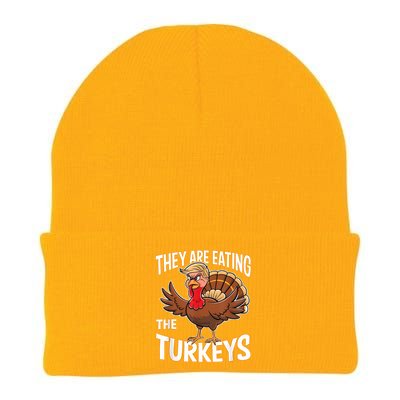 They Are Eating The Turkeys Thanksgiving Humor Knit Cap Winter Beanie