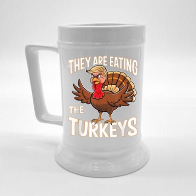 They Are Eating The Turkeys Thanksgiving Humor Beer Stein