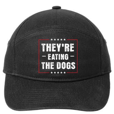 They Are Eating The Dogs 7-Panel Snapback Hat