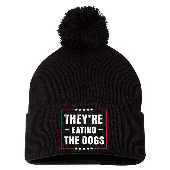 They Are Eating The Dogs Pom Pom 12in Knit Beanie