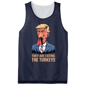 They Are Eating The Turkeys Mesh Reversible Basketball Jersey Tank