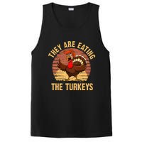 They Are Eating The Turkeys Thanksgiving Trump Humor Kamala PosiCharge Competitor Tank