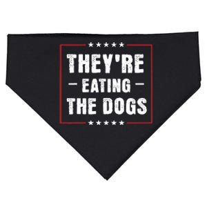 They Are Eating The Dogs Funny Quotes USA-Made Doggie Bandana