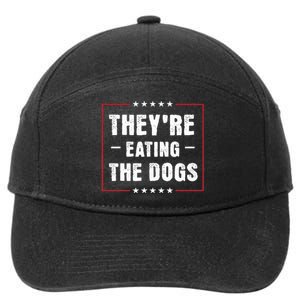 They Are Eating The Dogs Funny Quotes 7-Panel Snapback Hat