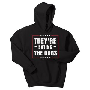 They Are Eating The Dogs Funny Quotes Kids Hoodie