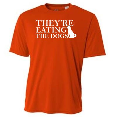 They Are Eating The Dogs They Are Eating The Pets Quote Cooling Performance Crew T-Shirt