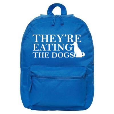 They Are Eating The Dogs They Are Eating The Pets Quote 16 in Basic Backpack