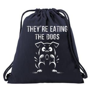 They Are Eating Dogs Vote For Kamala Harris Drawstring Bag