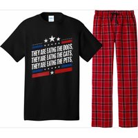 They Are Eating The Dogs The Cats The Pets Funny Trump Pajama Set